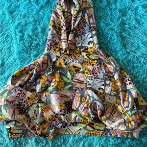 Lucy and Yak Colorful Graphic Hoodie